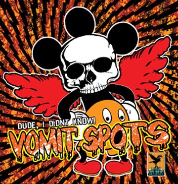 VOMIT SPOTS "Dude, I Didn't Know" LP Translucent Splatter Vinyl